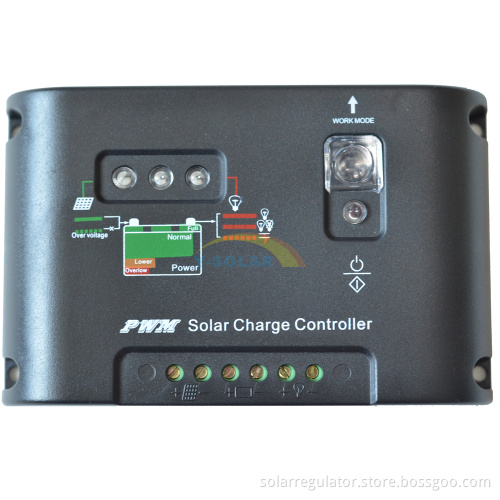 10A Solar panel Controller PWM 12V 24V auto intelligence solar controller 10I-EC